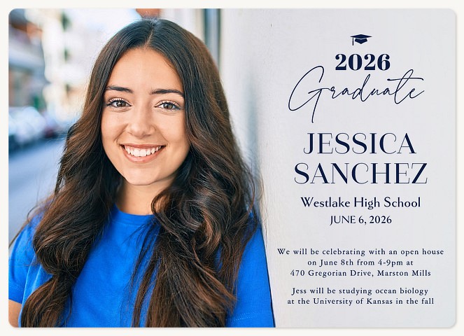 Stacked Side Graduation Cards