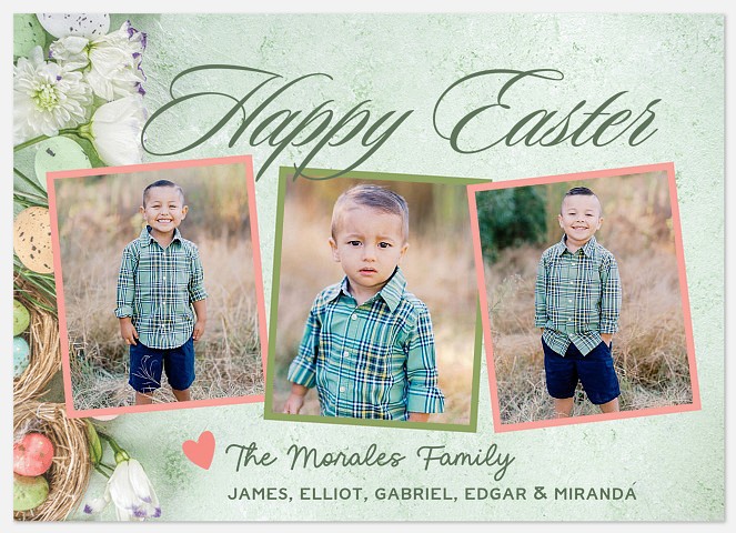 Easter Bounty Easter Photo Cards