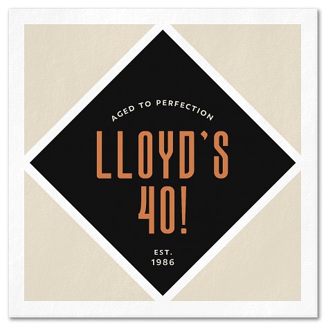 Vintage Type Custom Napkins