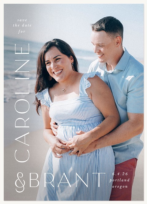 Right Angle  Save the Date Cards