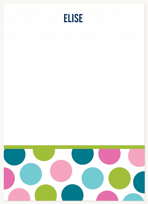 Polka-Dot Fun Stationery For Kids