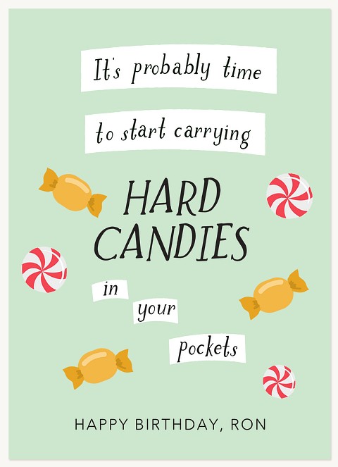 Hard Candies Greeting Cards