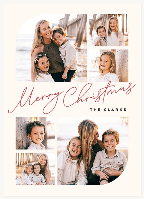 Simply Happy Personalized Holiday Cards