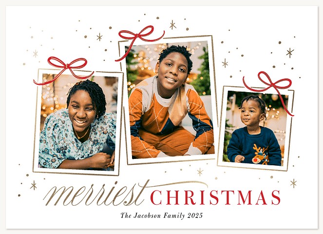 Boxed Gifts Personalized Holiday Cards