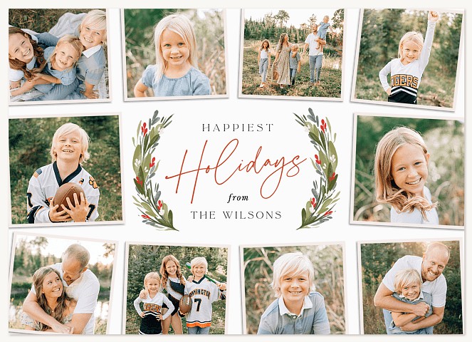 All The Photos Personalized Holiday Cards