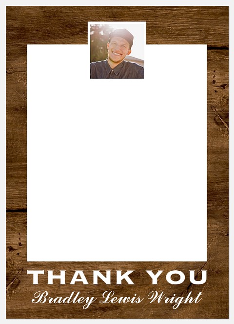 Rustic Charisma Thank You Cards 