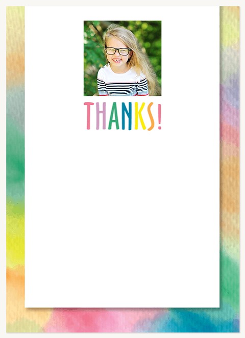 Artistic Talent Kids Thank You Cards
