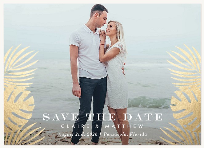 Tropical Delight Save the Date Cards