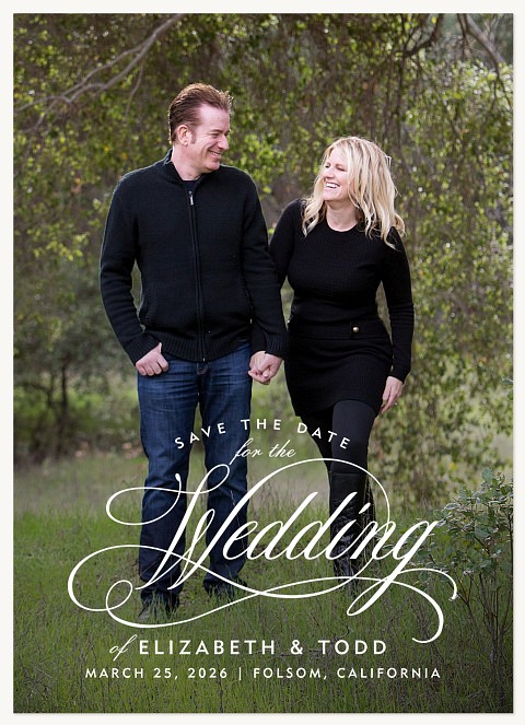 Fanciful Bliss Save the Date Cards