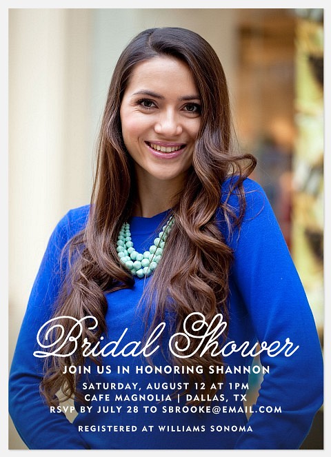 Delightful Celebration Bridal Shower Invitations