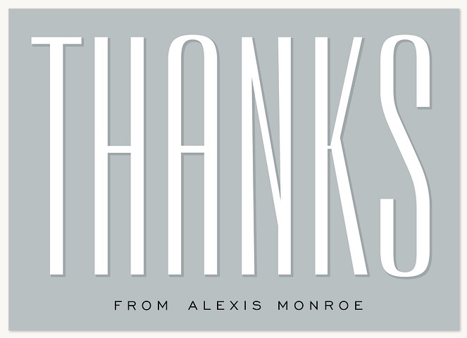 Bold Journey Thank You Cards 