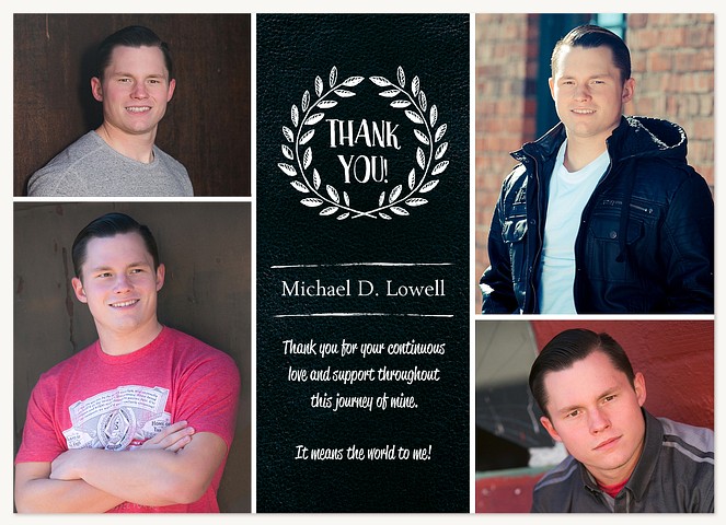 Accomplished Year Graduation Thank You Cards