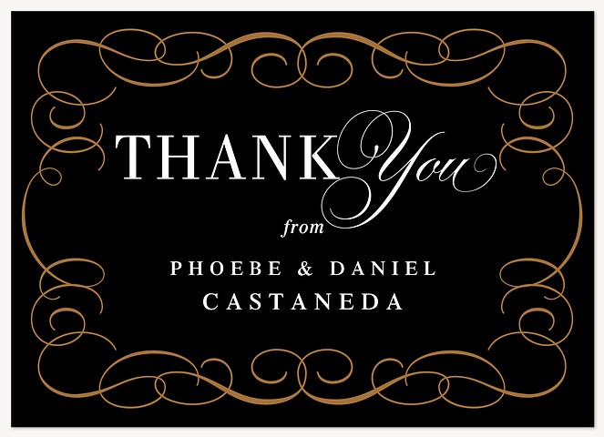 Ornate Love Thank You Cards 