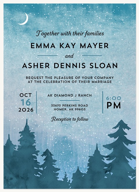 Dreamy Landscape Wedding Invitations