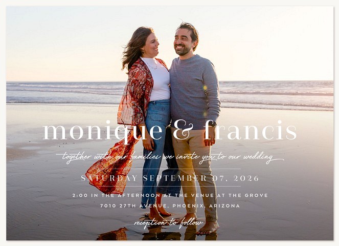 Sweet And Simple Wedding Invitations