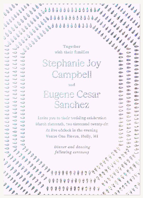Iridescent Dreams Wedding Invitations