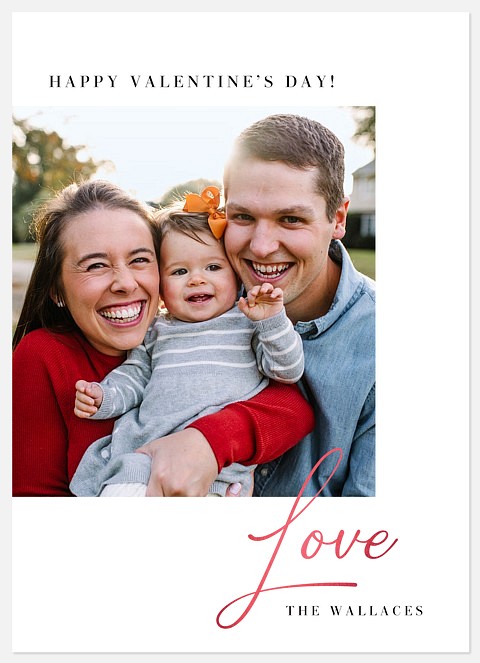 Signed With Love Valentine Photo Cards