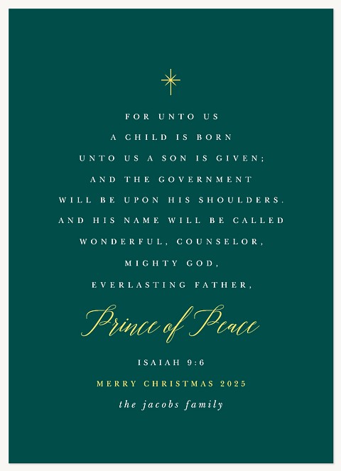 Sacred Scripture Religious Christmas Cards