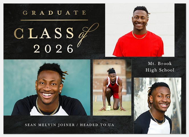 Gilded Stone  Graduation Cards