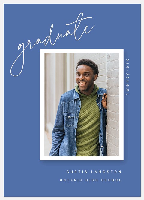 Contemporary Polaroid Graduation Cards