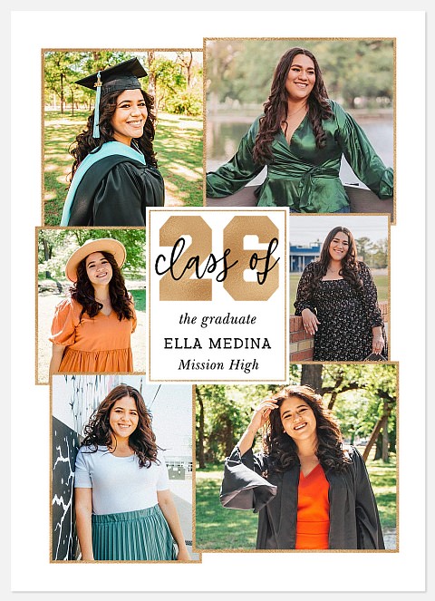 Varsity Collage Graduation Cards