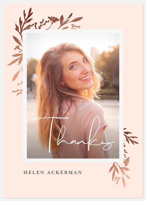 Foraged Frame Thank You Cards 