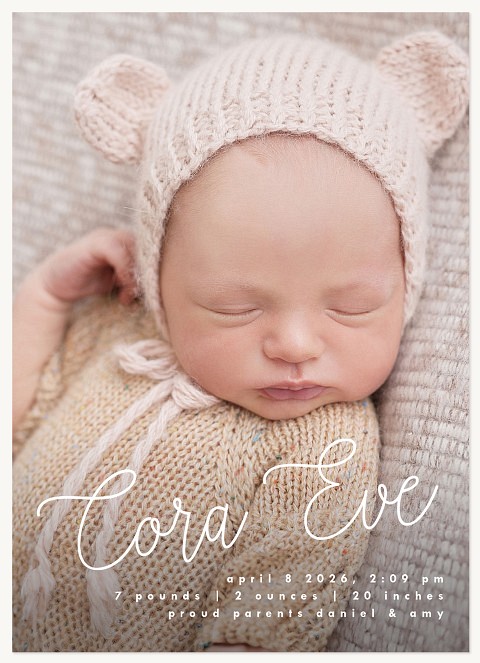 Little Blessing Baby Announcements