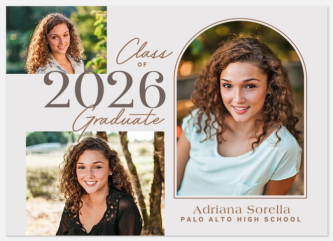 Editorial Arch Graduation Cards