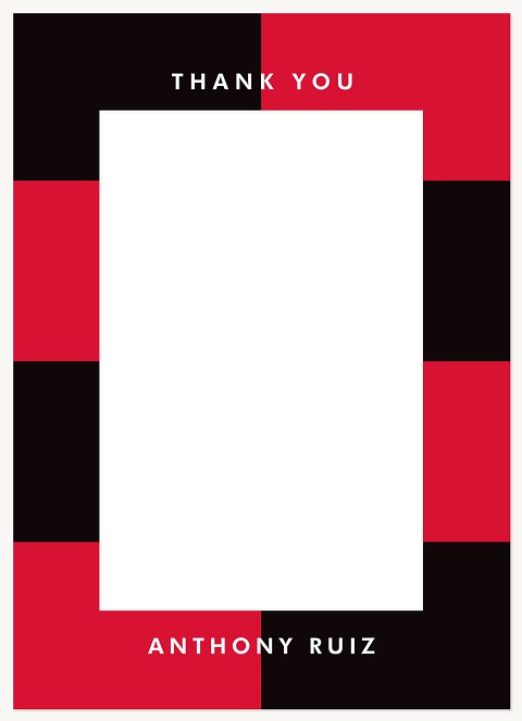 Color Blocks Thank You Cards 