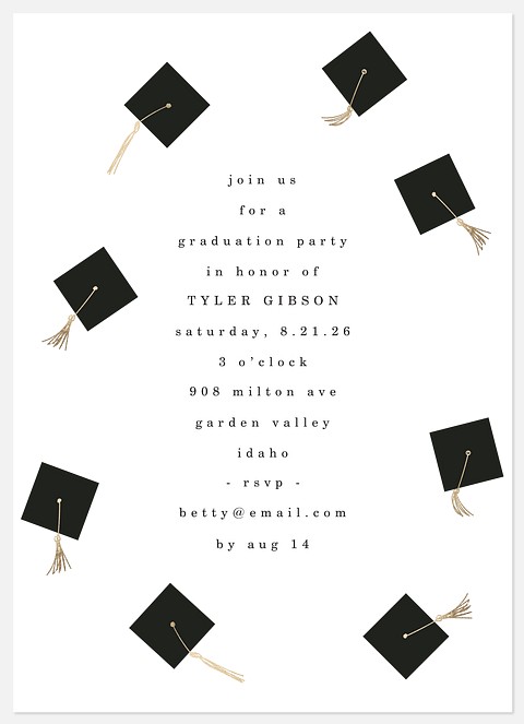 Grad Cap Party Graduation Cards