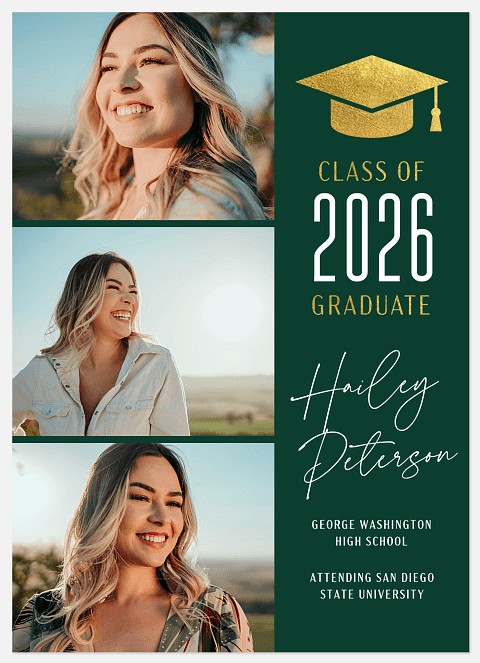 Academic Cap Graduation Cards