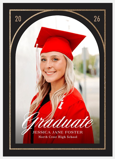 Classic Arch Graduation Cards