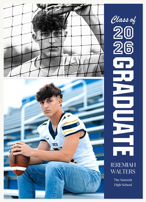 Bold & Vertical Graduation Cards