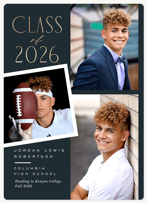 Smart Trio Graduation Invitations