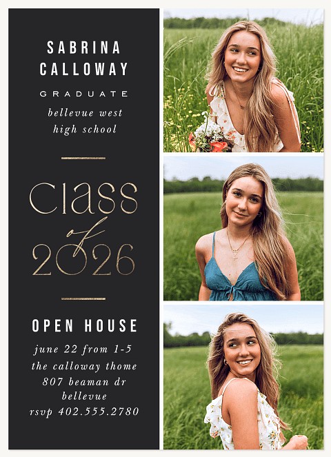 Shining Accomplishment Graduation Cards