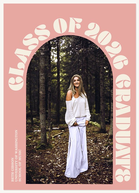 70s Arch Graduation Cards