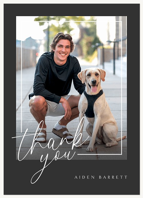 Lush Lettering Thank You Cards 