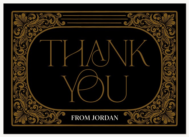 Ornate Frame Thank You Cards 