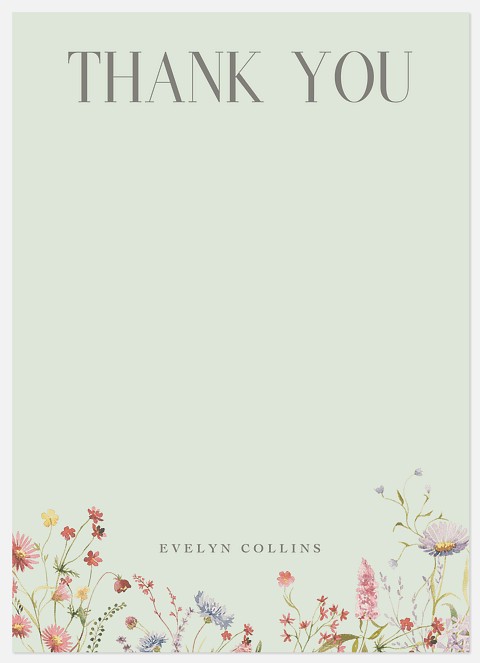 In Full Bloom Thank You Cards 
