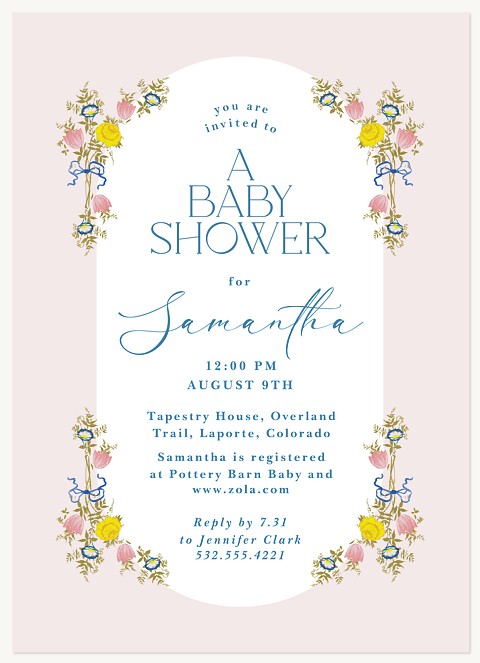 Too Sweet Baby Shower Invites