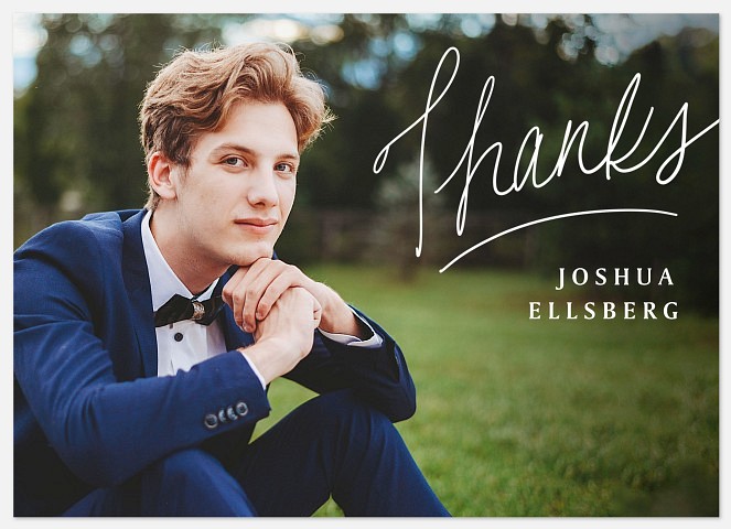 Grad Autograph Thank You Cards 