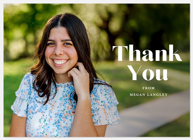 Simple Thank You Thank You Cards 