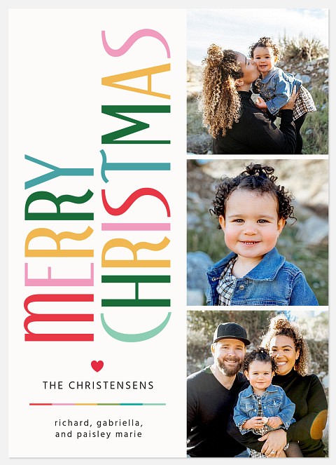 Mod Squad Holiday Photo Cards