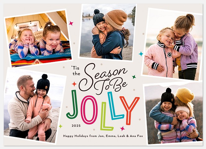 Jolly Good Holiday Photo Cards