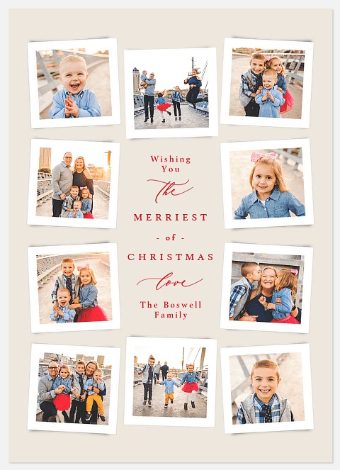 Framed Album Holiday Photo Cards