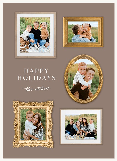 Gilded Gallery Personalized Holiday Cards