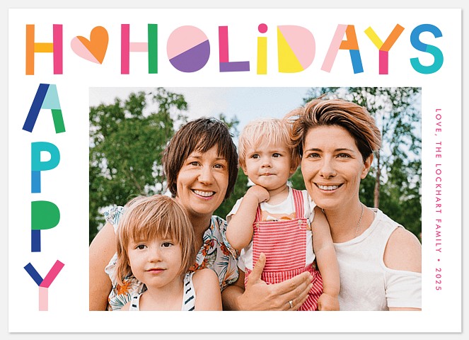 Color Love Holiday Photo Cards
