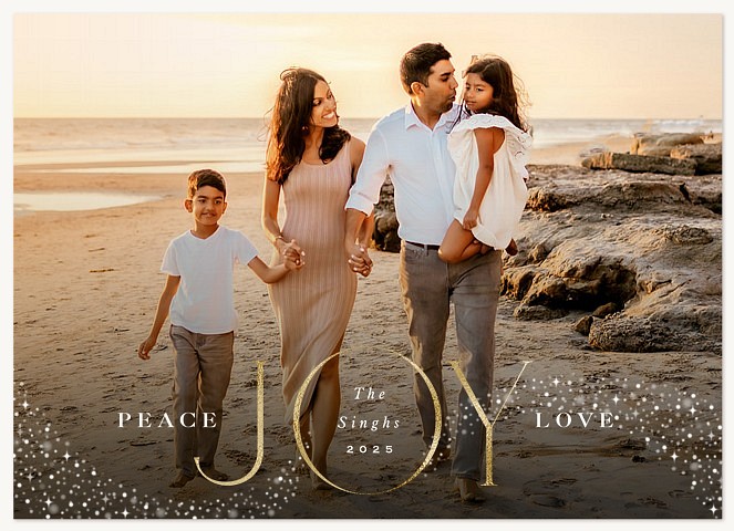 Magical Joy Personalized Holiday Cards