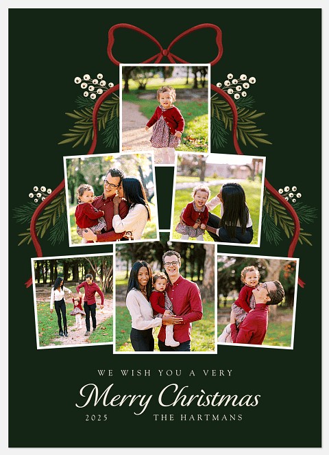 Neatly Packaged Holiday Photo Cards