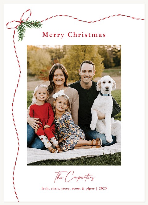 Baker's Twine Personalized Holiday Cards